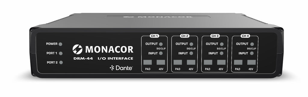 MONACOR DRM-44 Bi-directional analogue/Dante® matrix - Epic Audio Ltd