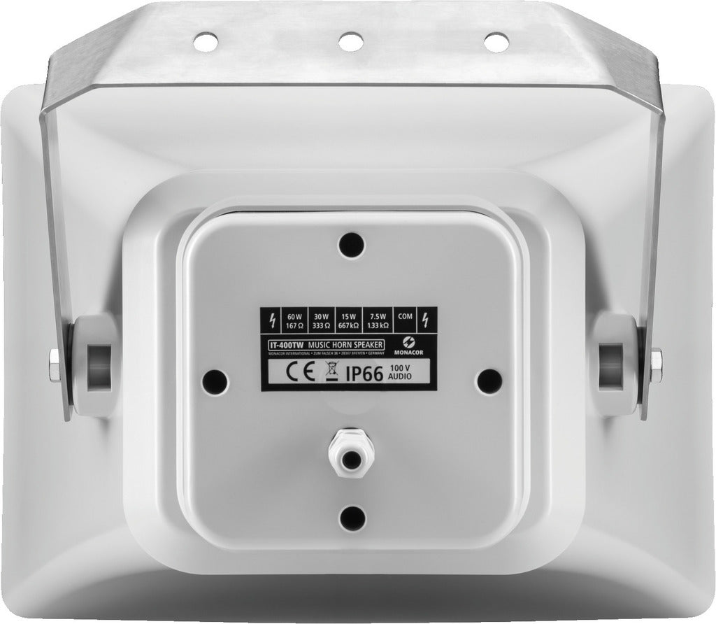 MONACOR IT-400TW Weatherproof horn speaker (music horn), 2-way technology