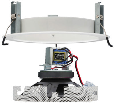MONACOR EDL-70/WS PA ceiling speaker with special 2-step mounting