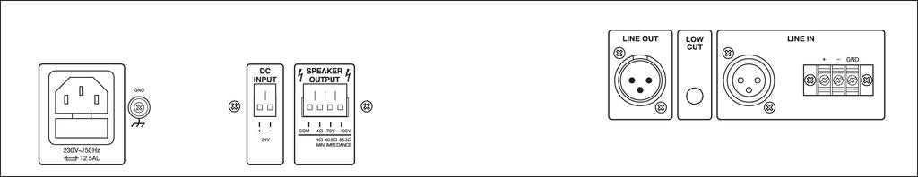 MONACOR PA-900S Mono PA power amplifier 1 x 120 W