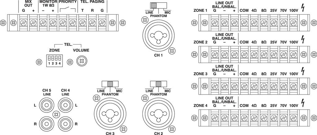 MONACOR PA-4040 PA Amplifier