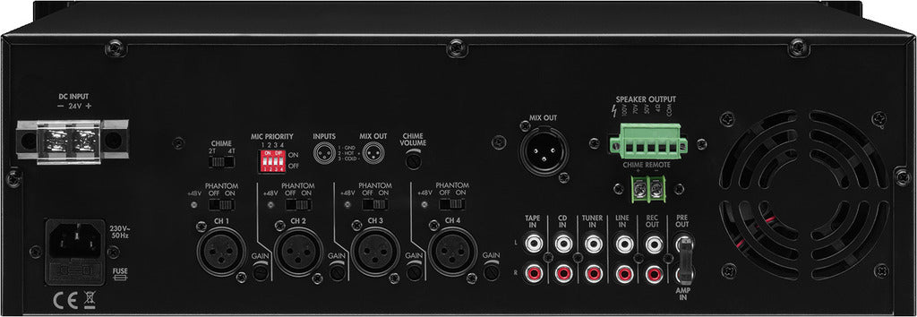 MONACOR PA-948 480w Mono class D PA mixing amplifier