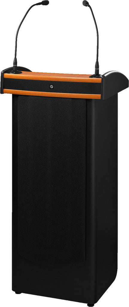 MONACOR SPEECH-204 Professional lectern with integrated 2-channel multifrequency receiver unit with UHF PLL technology