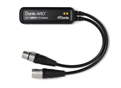 AUDINATE DANTE ADP-AES3-2X2 Dante® AVIO AES3/EBU Adapter