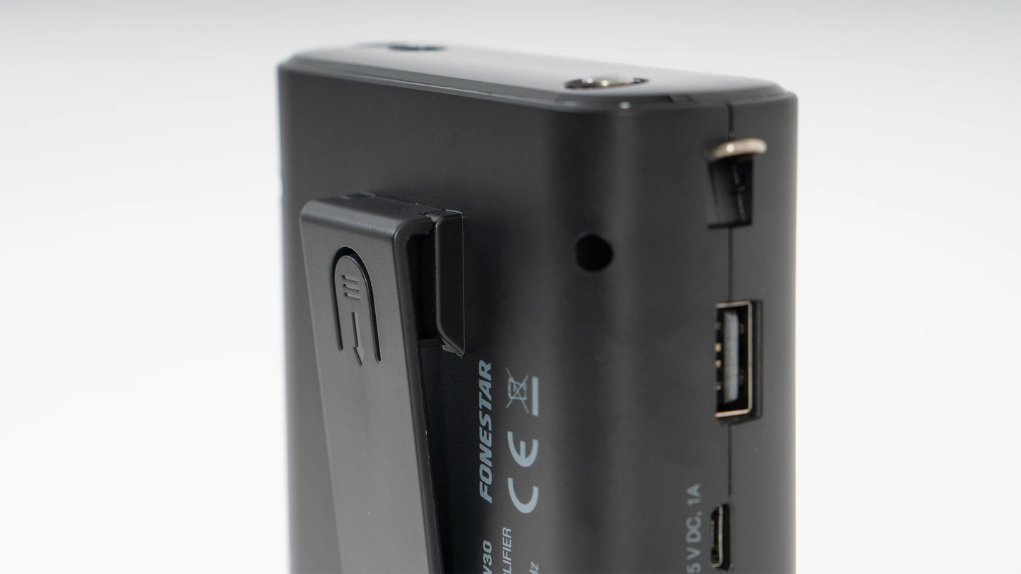 FONESTAR ALTA-VOZ-W30 USB/microSD portable amplifier with UHF wireless microphone