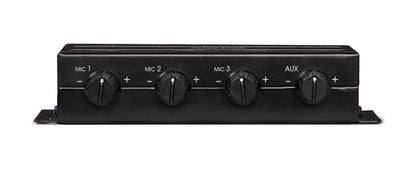 FONESTAR CB-119 Fonestar Passive mono mixer with 3 microphone inputs and 1 auxiliary input. MIC level output for connection to 1 microphone input.