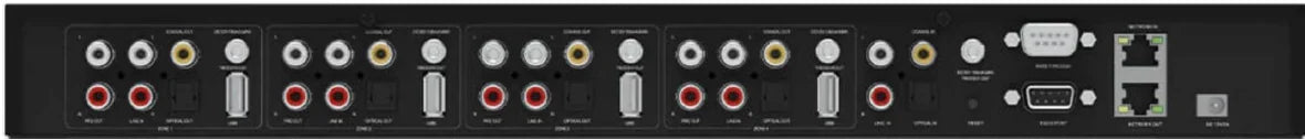 DATEQ DA-MA400 Rackmount streaming preamp 4 zone output