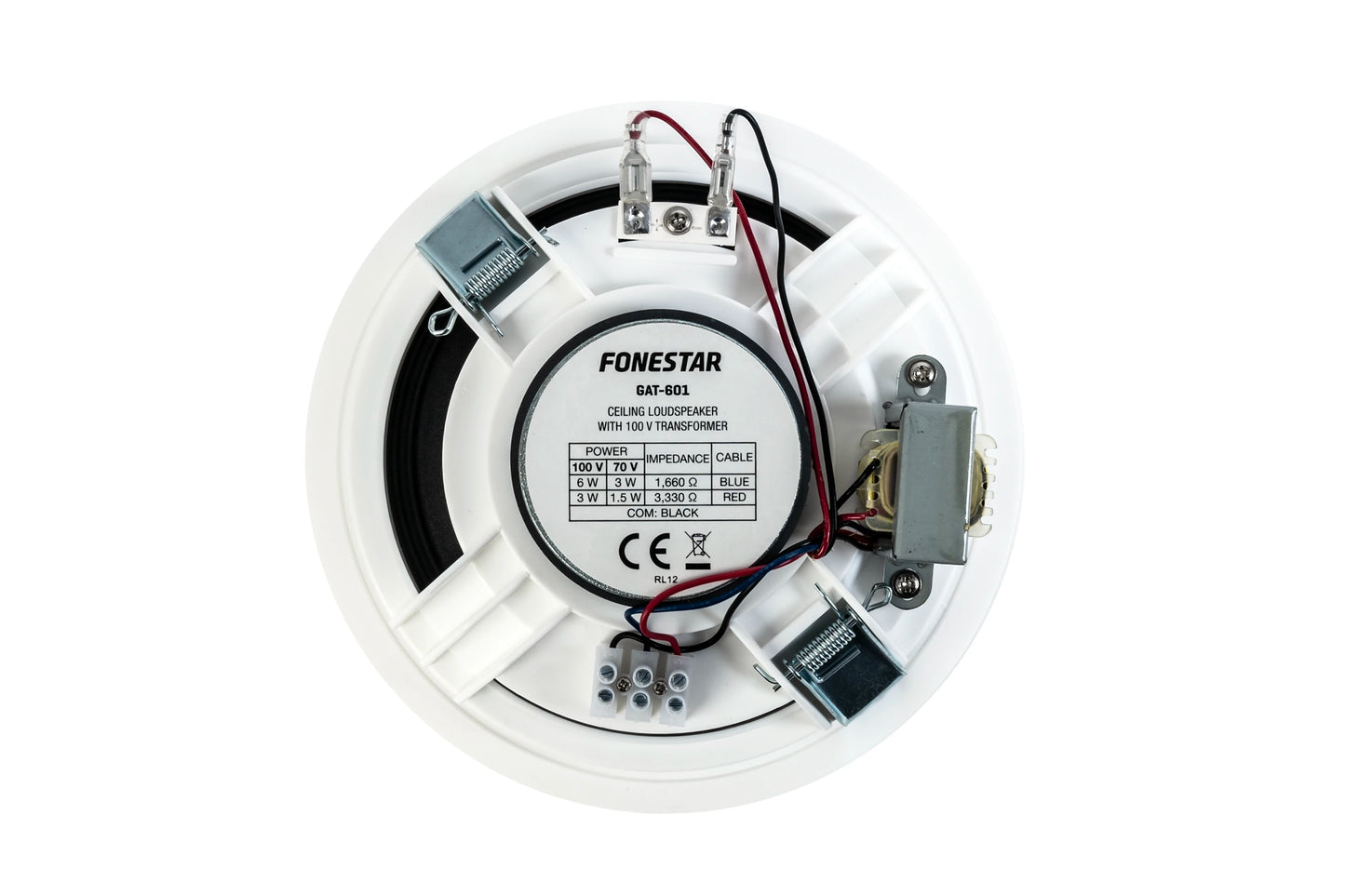 FONESTAR GAT-601 6.5" 100V 6W RMS Ceiling Speaker