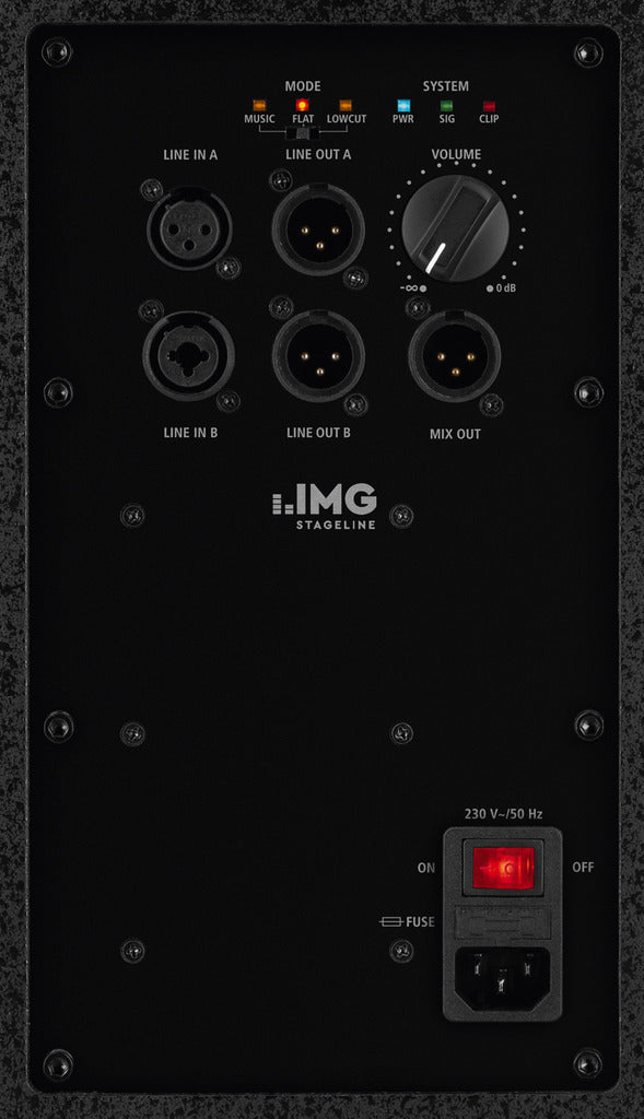 IMG STAGELINE DRIVE-08A Active PA DSP Loudspeaker 400W