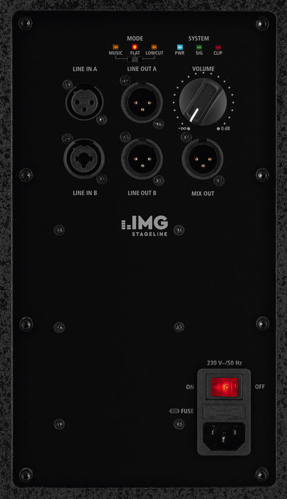 IMG STAGELINE DRIVE-08A Active PA DSP Loudspeaker 400W