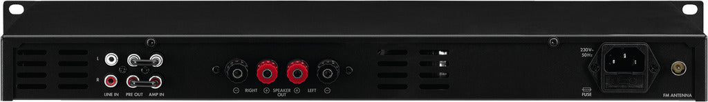 MONACOR SA-130DMP Stereo Amplifier with Media Player,  FM Radio and Bluetooth Receiver