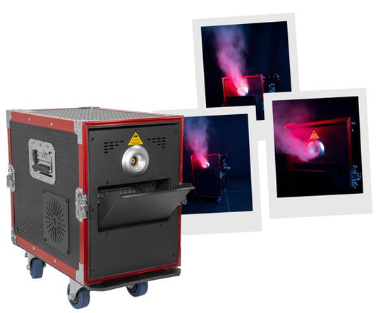 EVOLITE HAZEBOX2000XL Evolite Professional Fog Machine in Flight Case 2000W