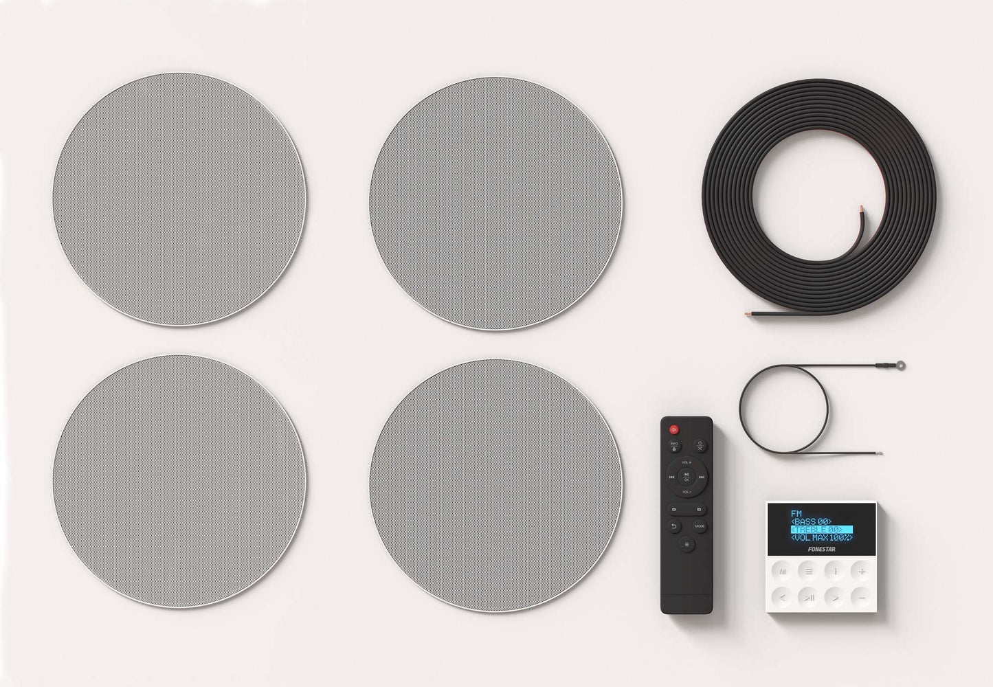 FONESTAR KS-WALL-4 4 speakers sound kit