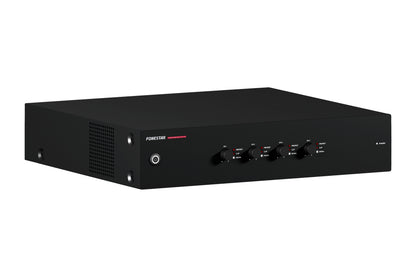 FONESTAR LUX-4120 4 x 120W RMS low impedance digital power amplifier - angled front view