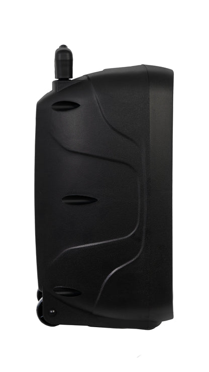 FONESTAR MALIBU-308 8” Portable PA with UHF Handheld Mic . Premium Features inc TWS + Voice Canceller