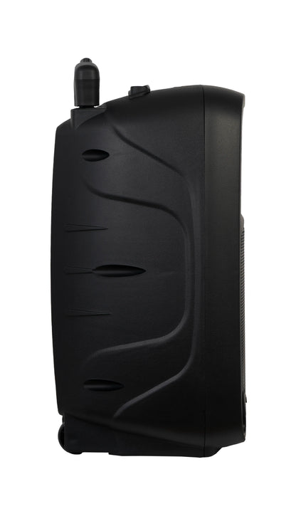 FONESTAR MALIBU-310 10” Portable PA with 1 x UHF Hand Mic. Premium Features inc TWS + Voice Canceller