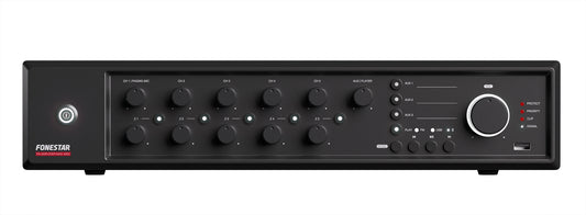 FONESTAR MAX-480Z 480W 5-Zone PA multi-zone amplifier FONESTAR