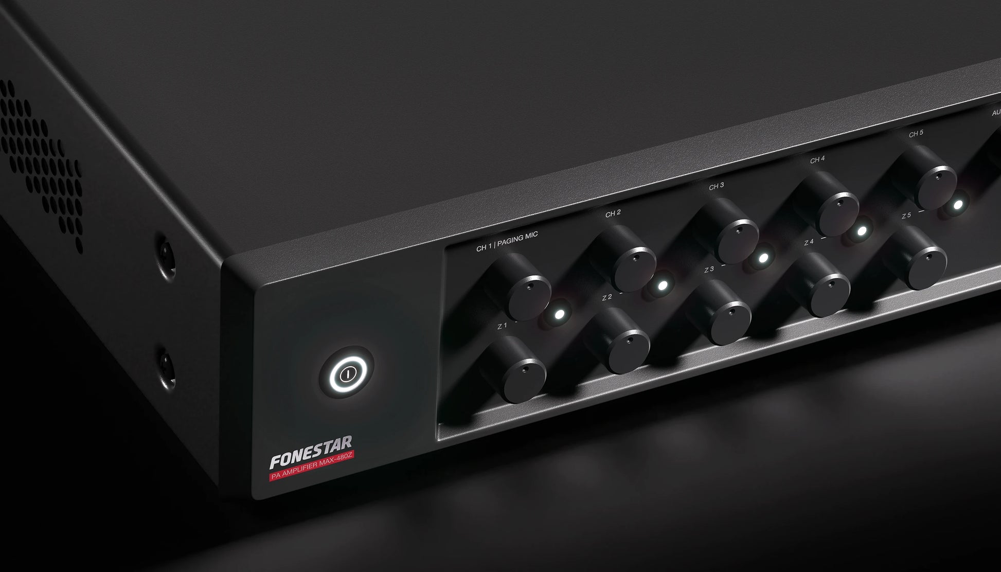 FONESTAR MAX-480Z 480W 5-Zone PA multi-zone amplifier FONESTAR