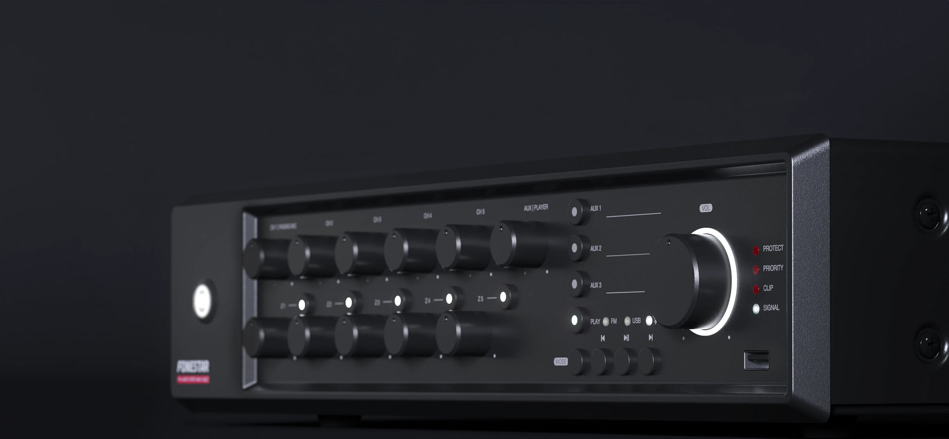 FONESTAR MAX-600Z 600W 5-Zone PA multi-zone amplifier FONESTAR
