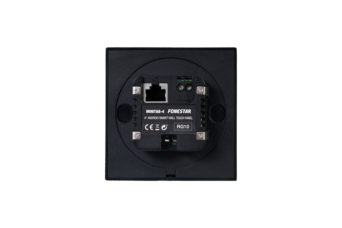 FONESTAR MINITAB-4 4" Android smart wall touch panel for NMX matrix - rear view