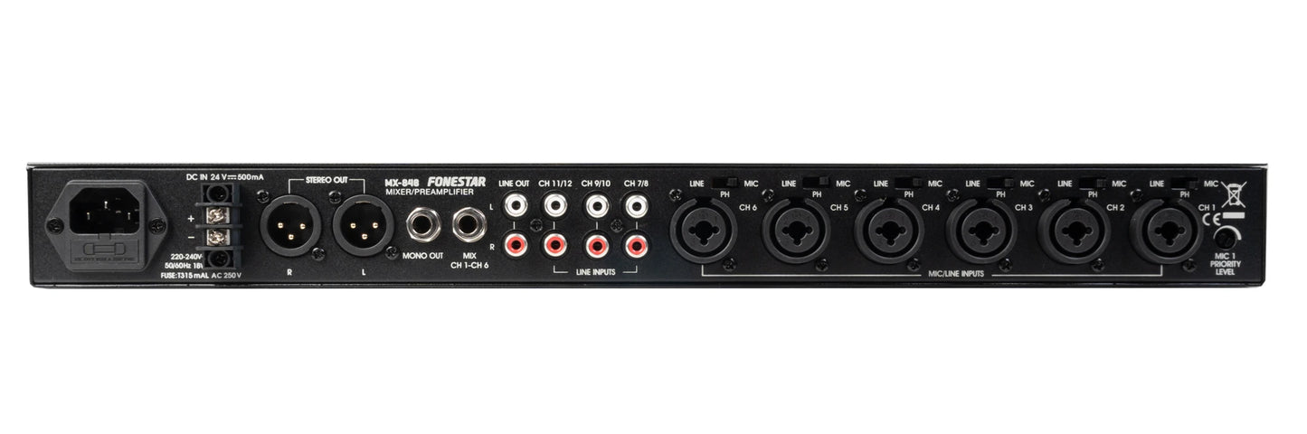 FONESTAR MX-848 Mono mixer