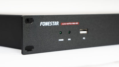 FONESTAR NMX-88 8 x 8 Audio Matrix with DSP, Echo Cancellation, Feedback Cancellation and Noise Suppression