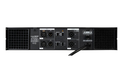 FONESTAR SA2-3400 Professional stereo power amplifier. Stereo and parallel up to 1,700 + 1,700 W RMS@2Ω  Bridge mode up to 3.400 W RMS@4Ω