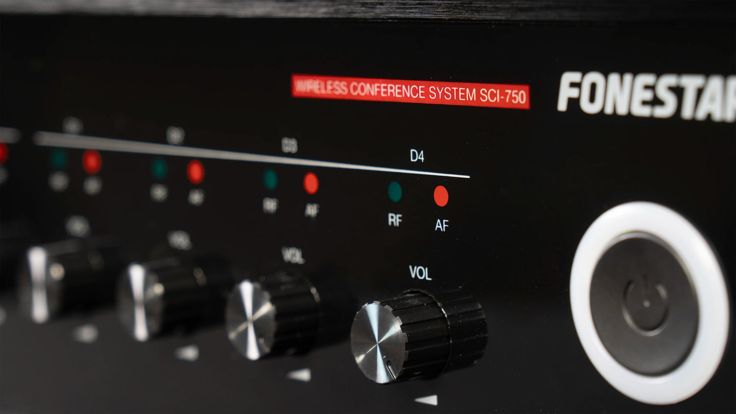FONESTAR SCI-750 Control unit for wireless conference system.