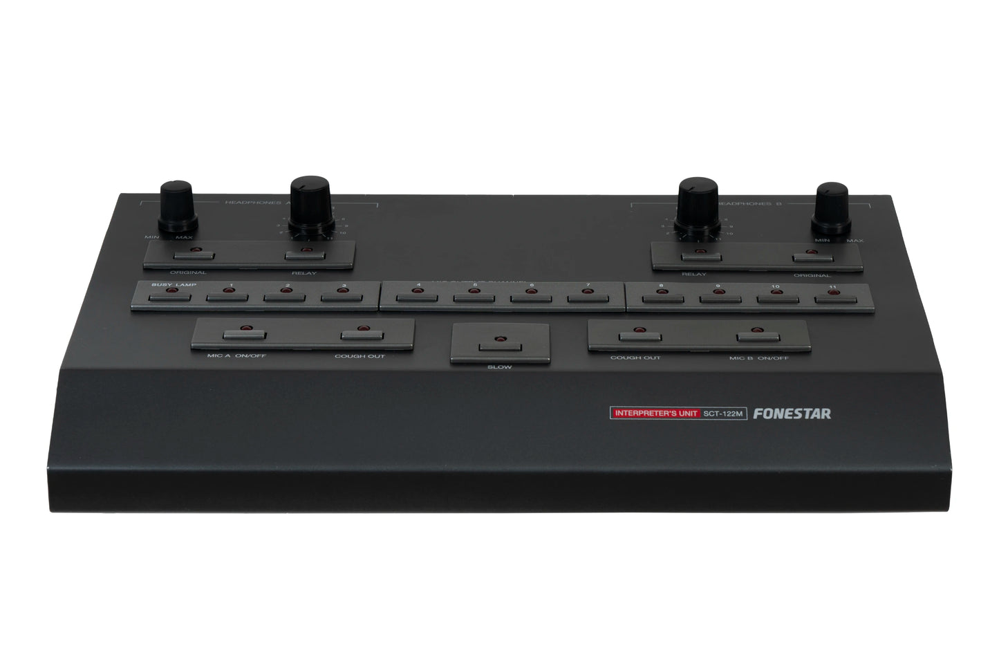 FONESTAR SCT-122M Table top base for 2 simultaneous interpretation microphones