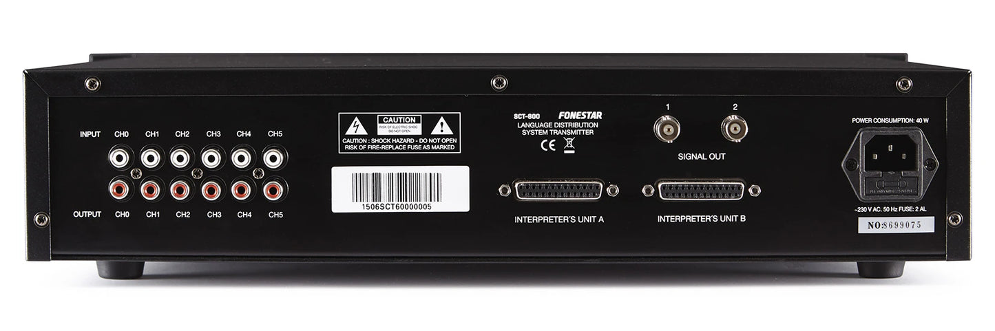 FONESTAR SCT-600 Simultaneous interpretation transmitter