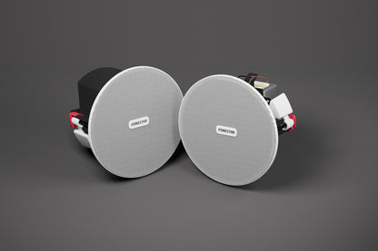 FONESTAR SKY-3XT 3" 6W RMS 100V line ceiling speaker IP66 - pair of speakers