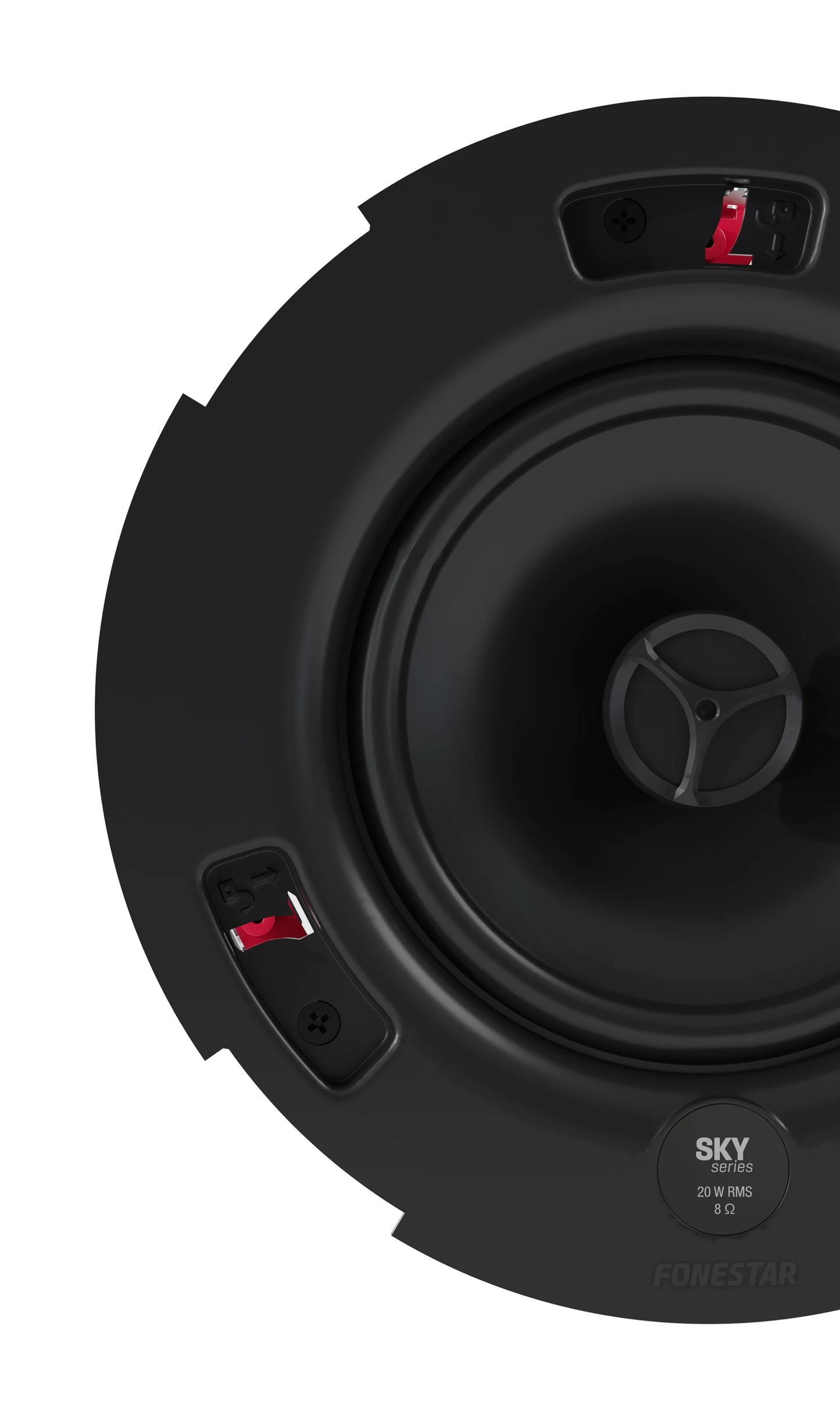 FONESTAR SKY-6-DOME 6" 20W RMS 8V Low impedance ceiling speaker with Protective Dome