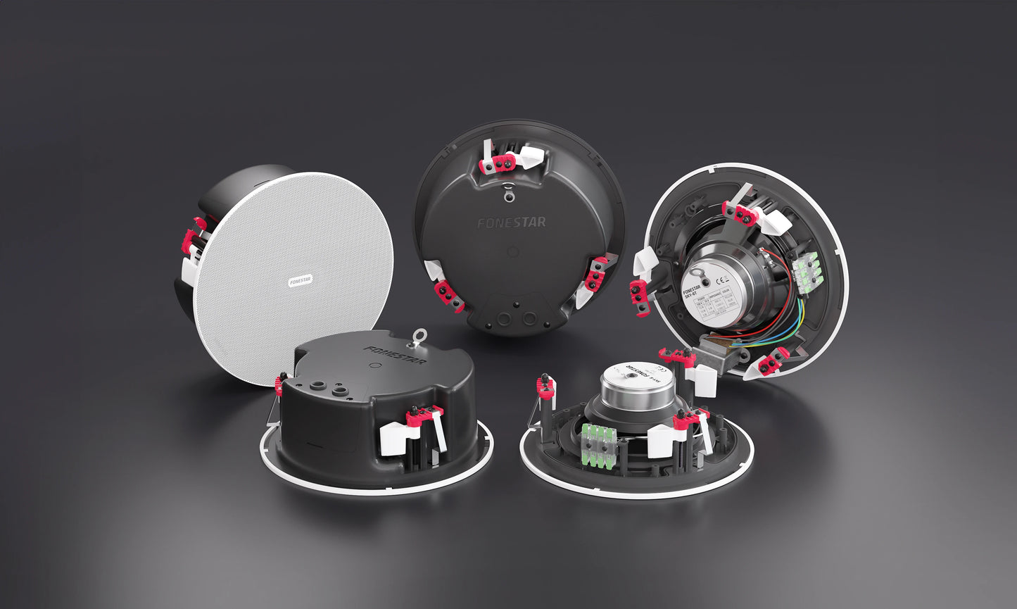 FONESTAR SKY-6T 6" 15W RMS 100 V line low profile ceiling speaker