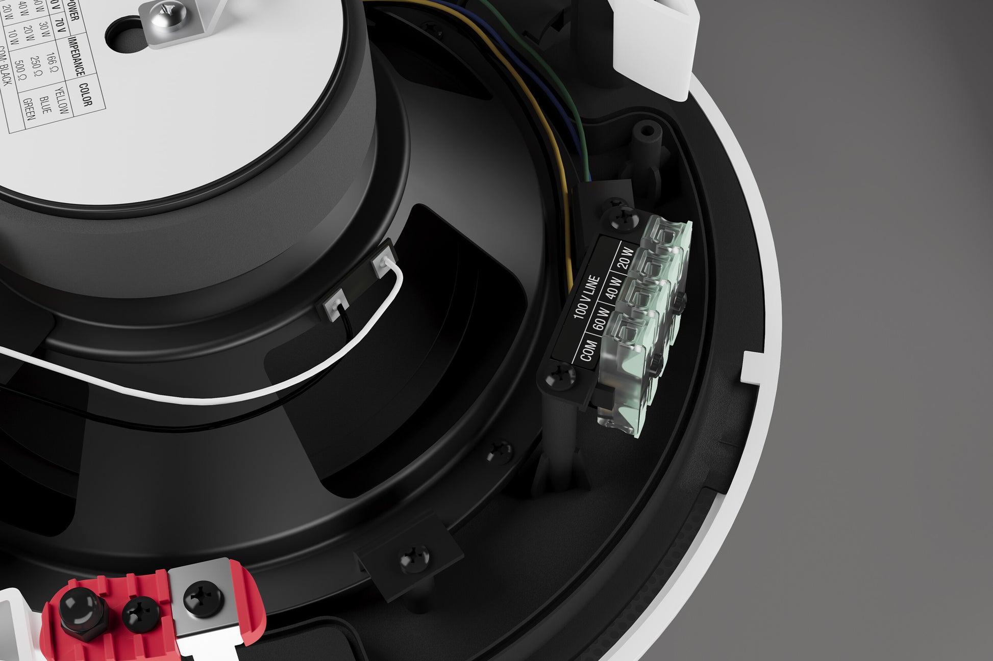 FONESTAR SKY-8T-SUB 8'' ceiling subwoofer with 100V line transformer FONESTAR