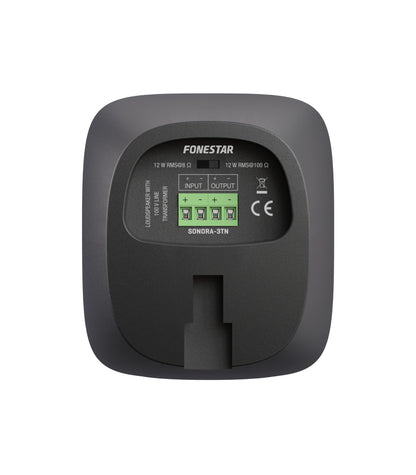 FONESTAR SONORA-3TN Sound reinforcement loudspeaker with 100 V line transformer and low impedance. 20 W max., 12 W RMS