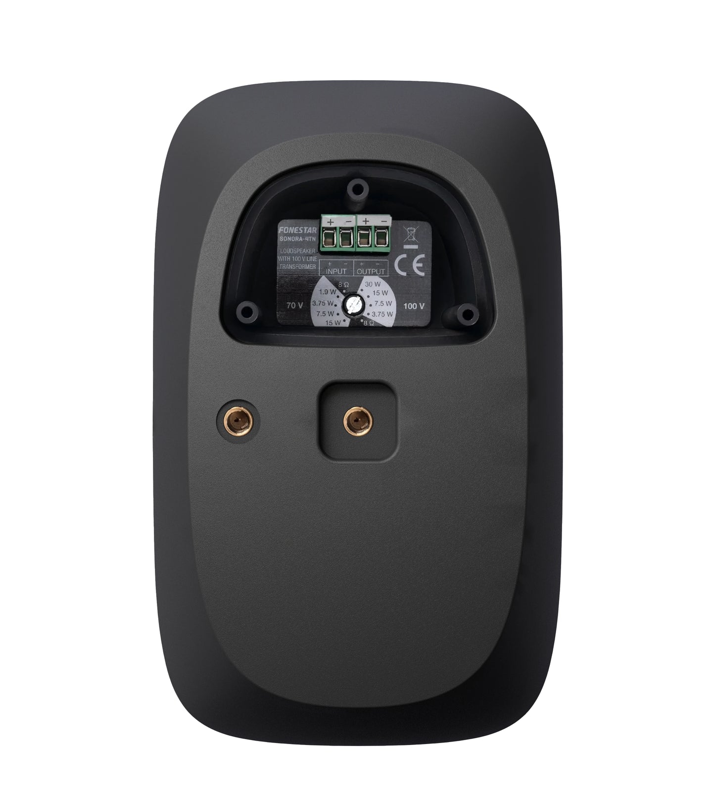 FONESTAR SONORA-4TN 4'' surface speaker. 30/15/7.5/3.75W RMS@100V. IP-66 protection.