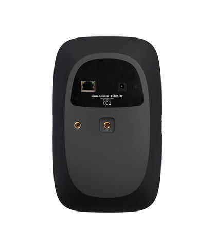 FONESTAR SONORA-5-DANTE-BK Dante surface speaker - rear panel with RJ-45 Dante/PoE+ port