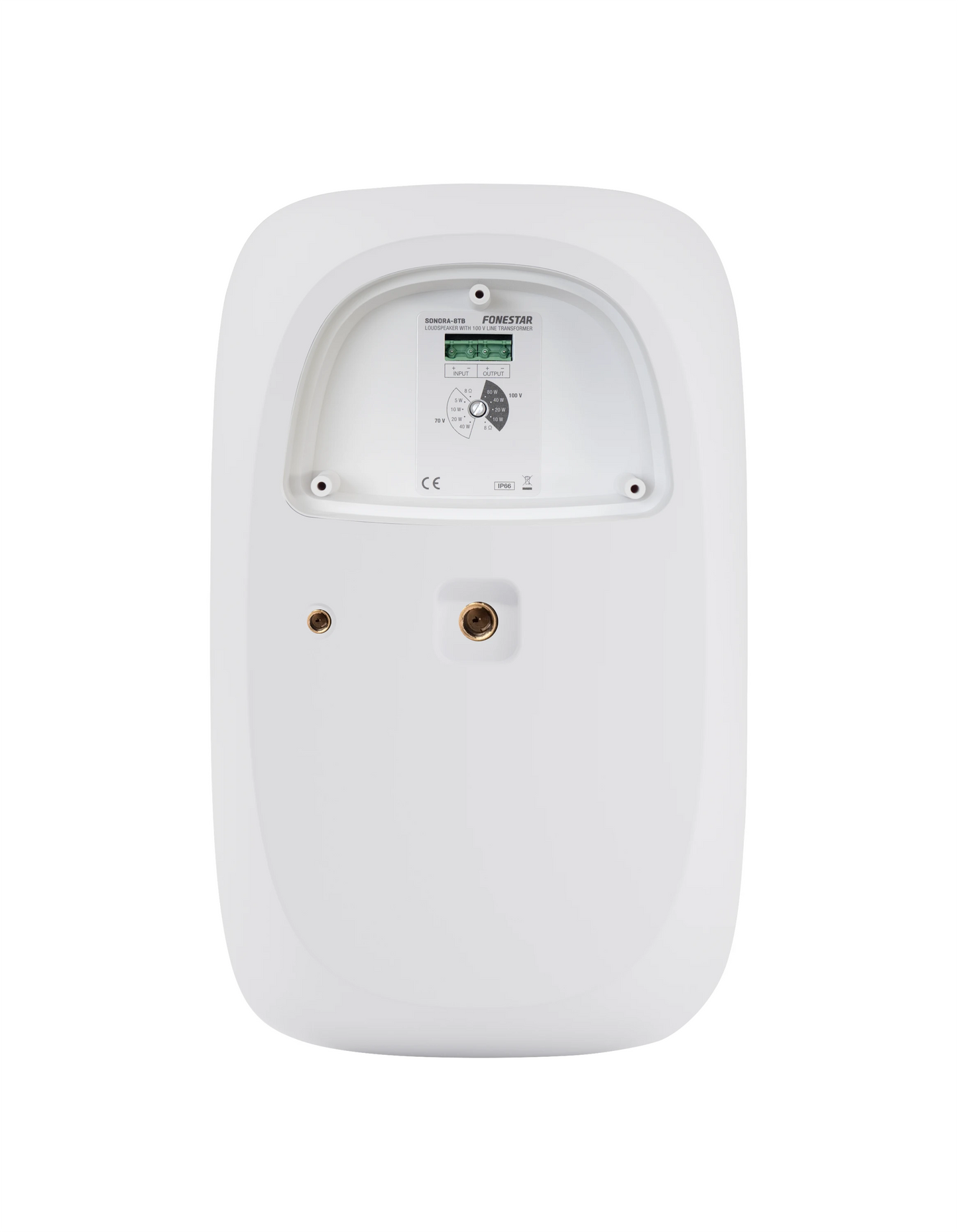 FONESTAR SONORA-8TB 8'' surface speaker. 80/40/20/10 W RMS@100V. IP-66 protection