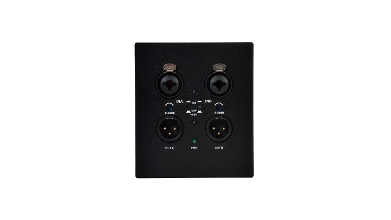 FONESTAR W-DANTE-22X Dante Wall-mounted adapter with 2 inputs and 2 outputs