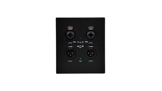 FONESTAR W-DANTE-22X Dante Wall-mounted adapter with 2 inputs and 2 outputs