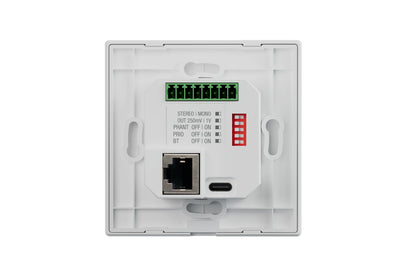 FONESTAR WALLMIX-WH wall-mounted audio mixer with integrated Bluetooth player