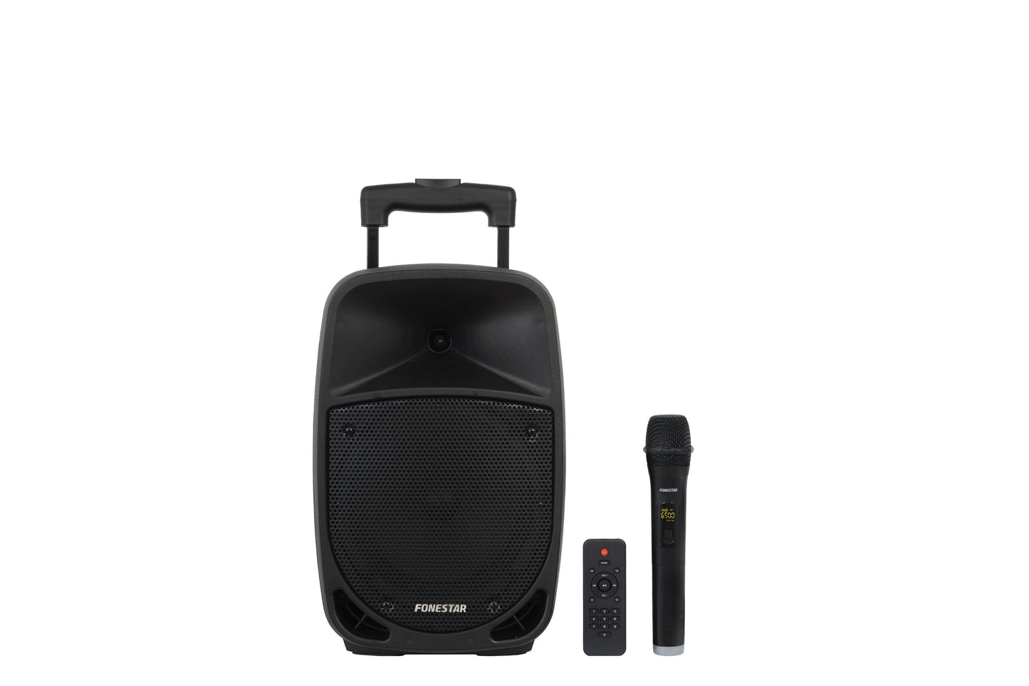 FONESTAR MALIBU-308 8” Portable PA with UHF Handheld Mic . Premium Features inc TWS + Voice Canceller