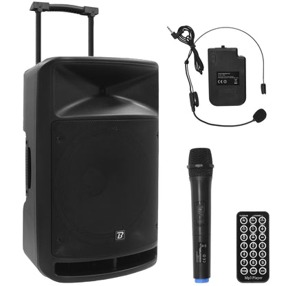 BOOMTONE DJ TRAVELSOUND15 15" portable PA