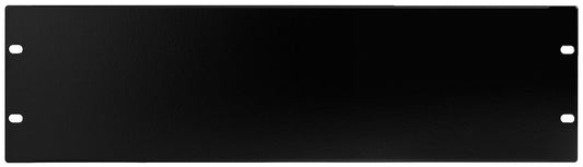 MONACOR RCP-8703U 482 mm (19") rack panel, 3 RU, closed.