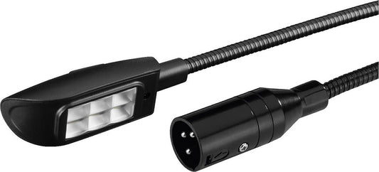 MONACOR GNL-453XLR LED Gooseneck Lamp 3-pin XLR 45cm