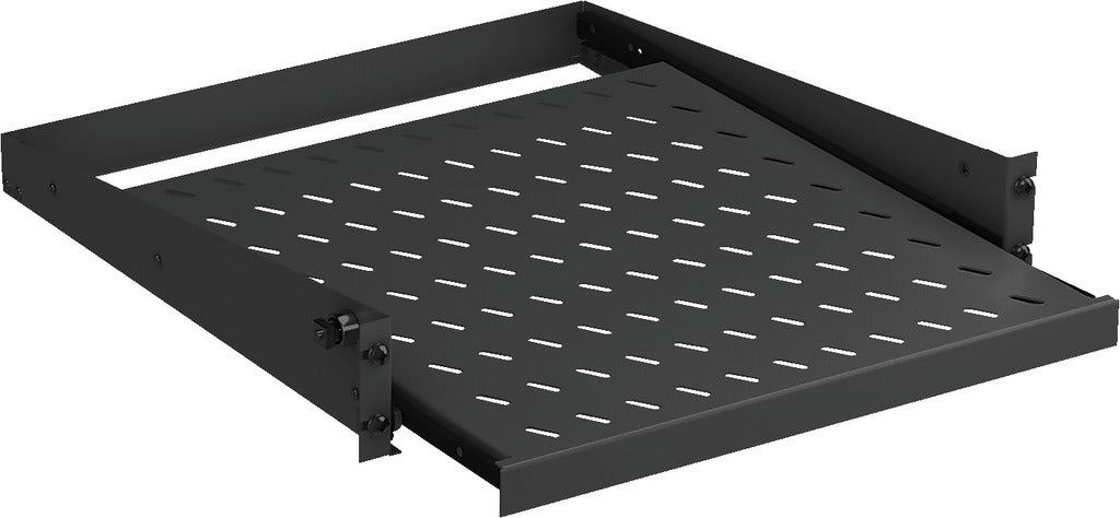 MONACOR RCB-2/SW Pull-out mounting plate, for rack installation, 2 RU
