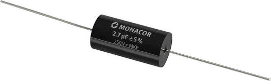 MONACOR MKPA-27 MKP film capacitor, 2.7 µF, 250 V