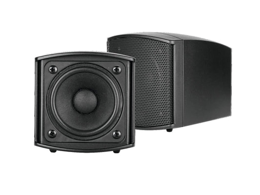 OMNITRONIC OD-2B 2.5" Speaker pair with mount 8? 15W Black
