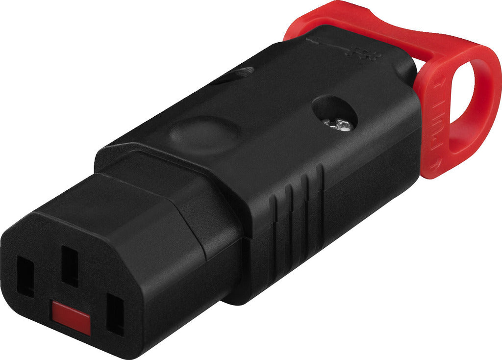 MONACOR AAC-170J/IEC Inline IEC Locking Jack 250V/10A