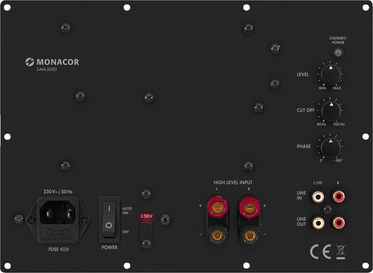 MONACOR SAM-300D Active Subwoofer Digital Amplifier Module 420W